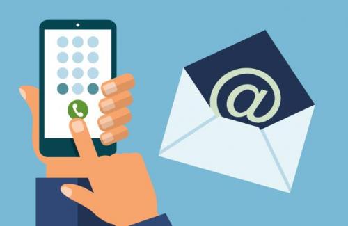 Contact methods: phone and email